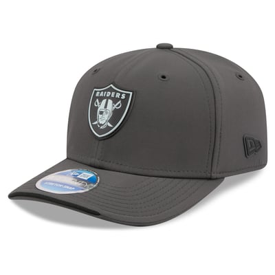 Las Vegas Raiders New Era 2026 Sideline Cold Weather  9SEVENTY Adjustable Hat - Charcoal