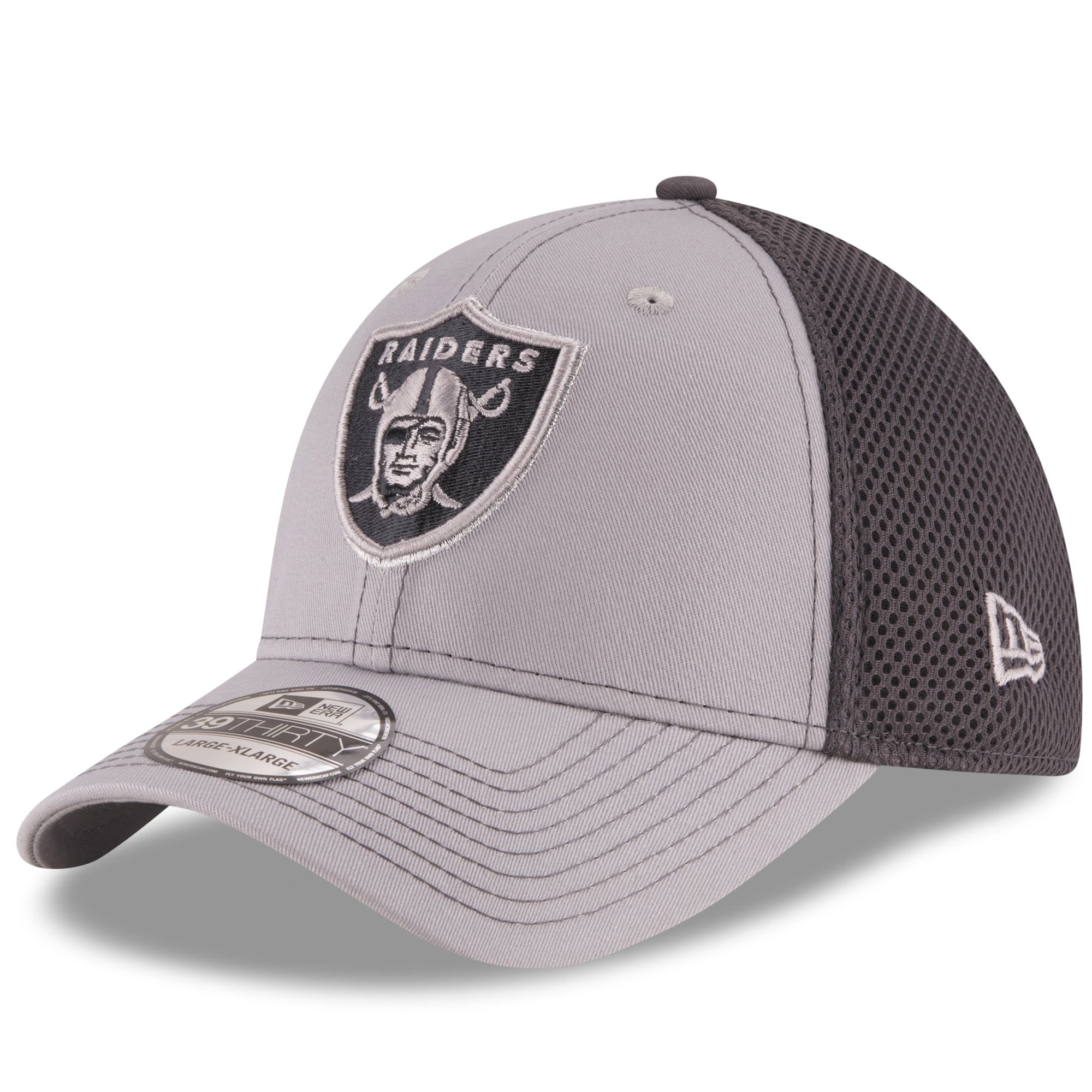 Men's Las Vegas Raiders New Era Gray/Graphite Grayed Out Neo 2