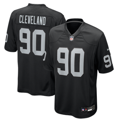 Brandon Cleveland Las Vegas Raiders Nike Team Game Jersey - Black