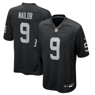 Jalen Nailor Las Vegas Raiders Nike Team Game Jersey - Black