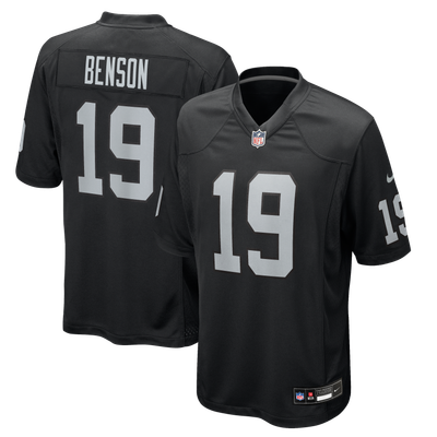 Malik Benson Las Vegas Raiders Nike Team Game Jersey - Black