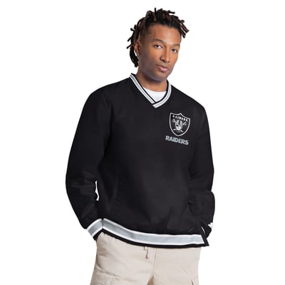 Brock Bowers Las Vegas Raiders Starter Player Layer V-Neck Pullover - Black