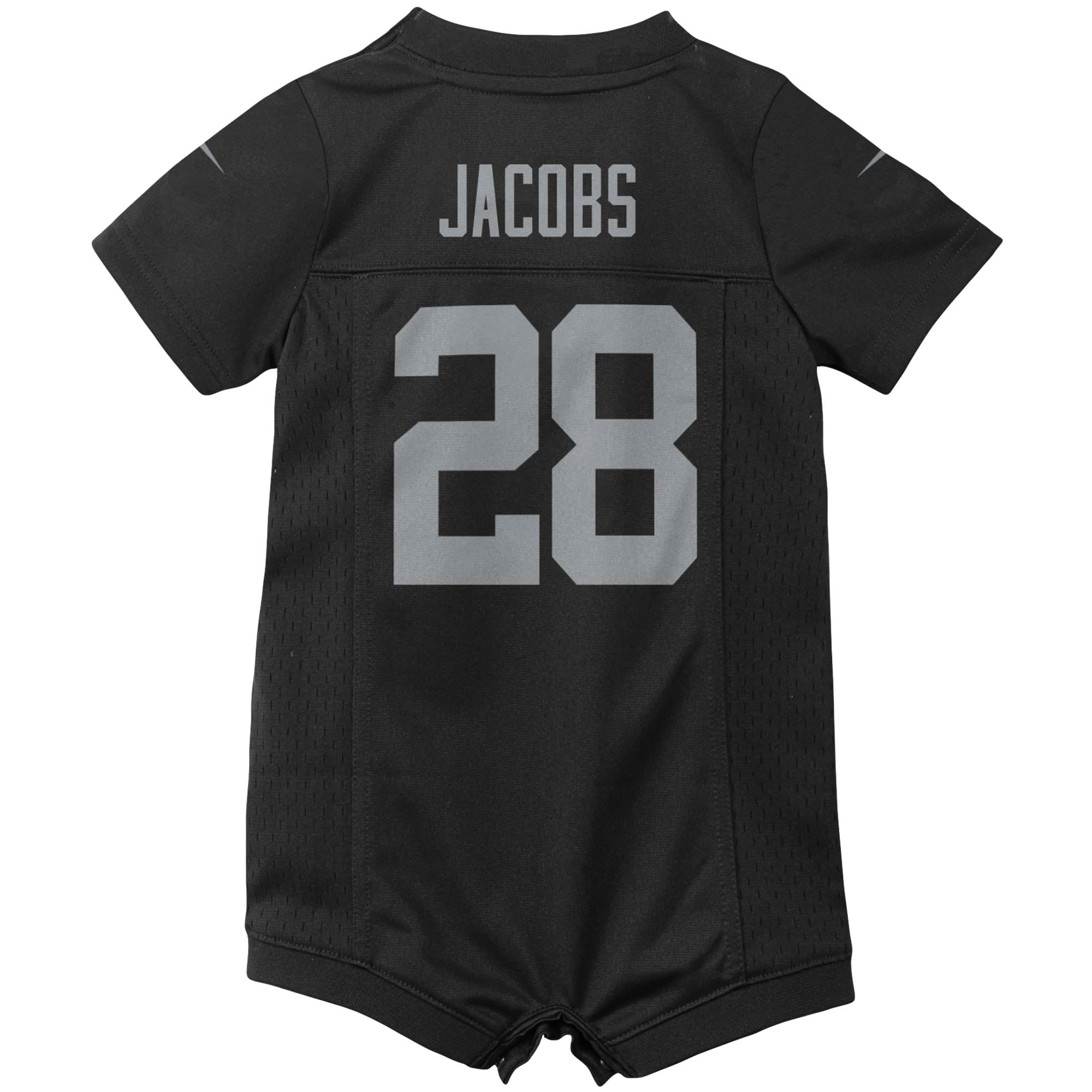 Newborn & Infant Las Vegas Raiders Josh Jacobs Nike Black Romper
