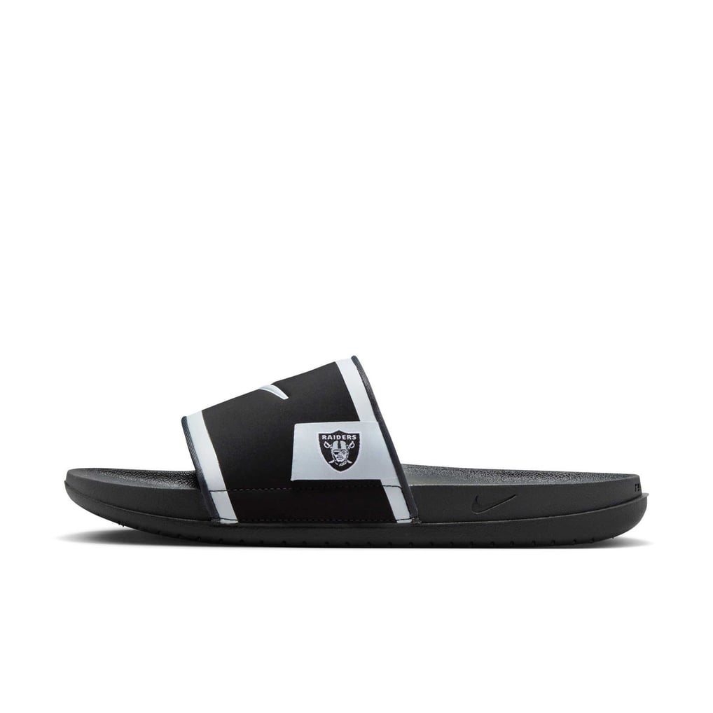 NIKE OFFCOURT SLIDE RAIDERS NFL LAS VEGAS OAKLAND BLACK Nike Offcourt (NFL Las Vegas Raiders) Slides - DD0542-001  main image 3