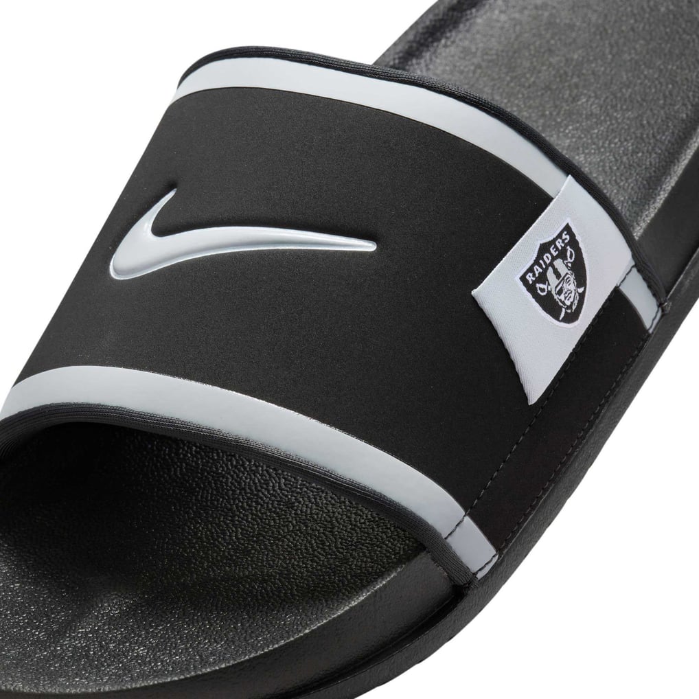 NIKE OFFCOURT SLIDE RAIDERS NFL LAS VEGAS OAKLAND BLACK Nike Offcourt (NFL Las Vegas Raiders) Slides - DD0542-001  main image 4