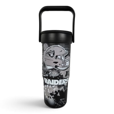 Las Vegas Raiders Pegasus 32oz. Conference Commotion Stainless Steel ProCarry Tumbler