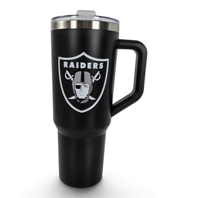 Las Vegas Raiders Pegasus 38oz. Standard Logo Stainless Steel ProCarry Tumbler