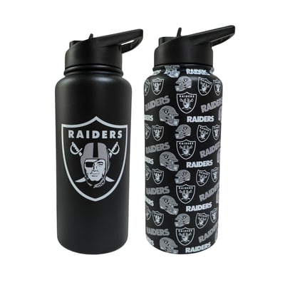Las Vegas Raiders Pegasus Game Day Duo 41oz. Stainless Steel Water Bottle Set