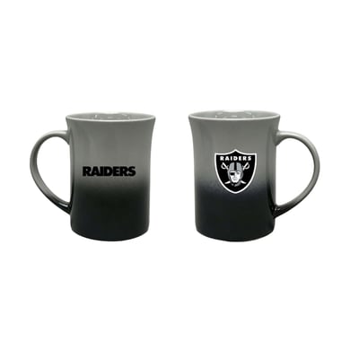 Las Vegas Raiders The Memory Company Two-Pack 15oz. Ceramic Ombre Mug Set