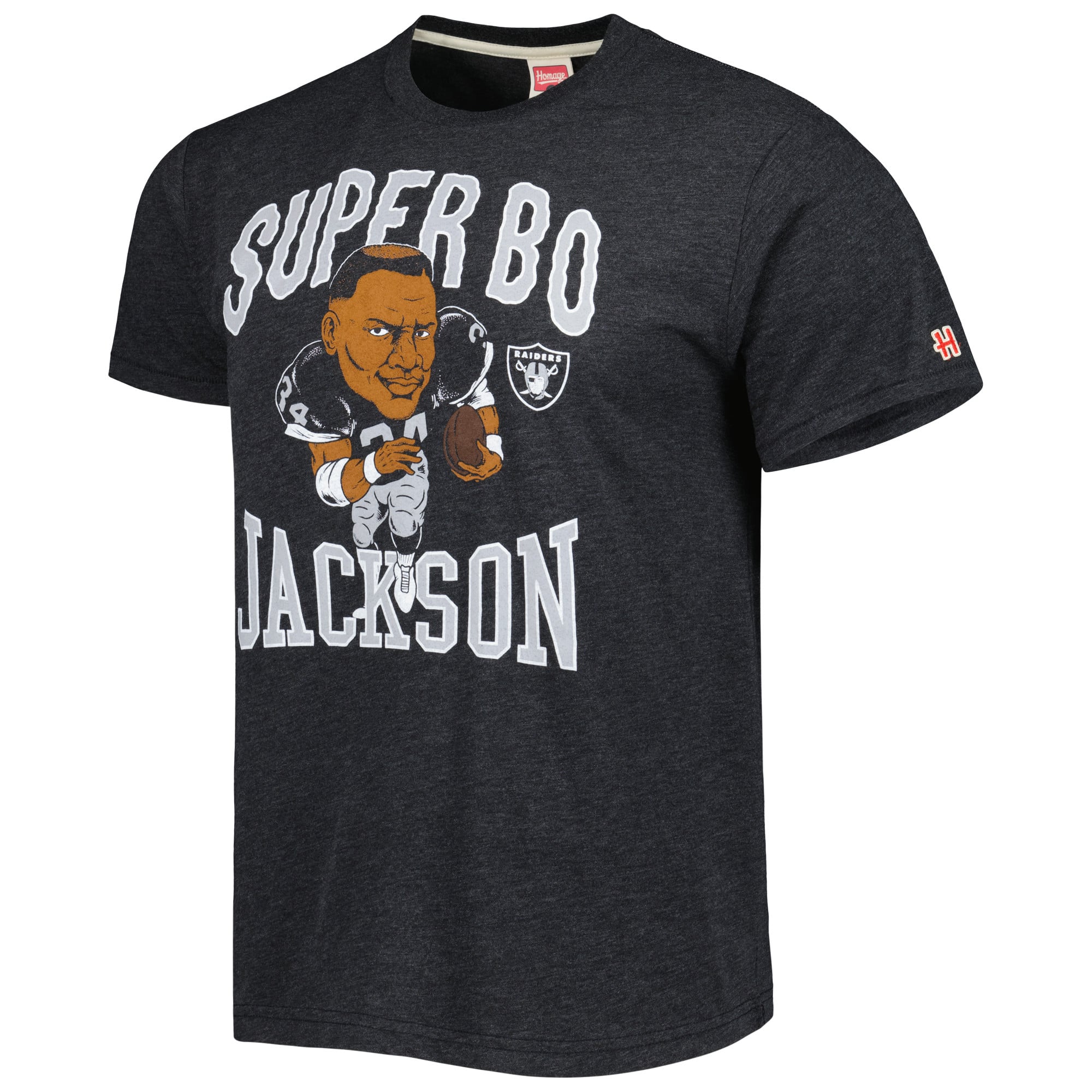 Bo Jackson Las Vegas Raiders Homage Unisex Unisex Caricature