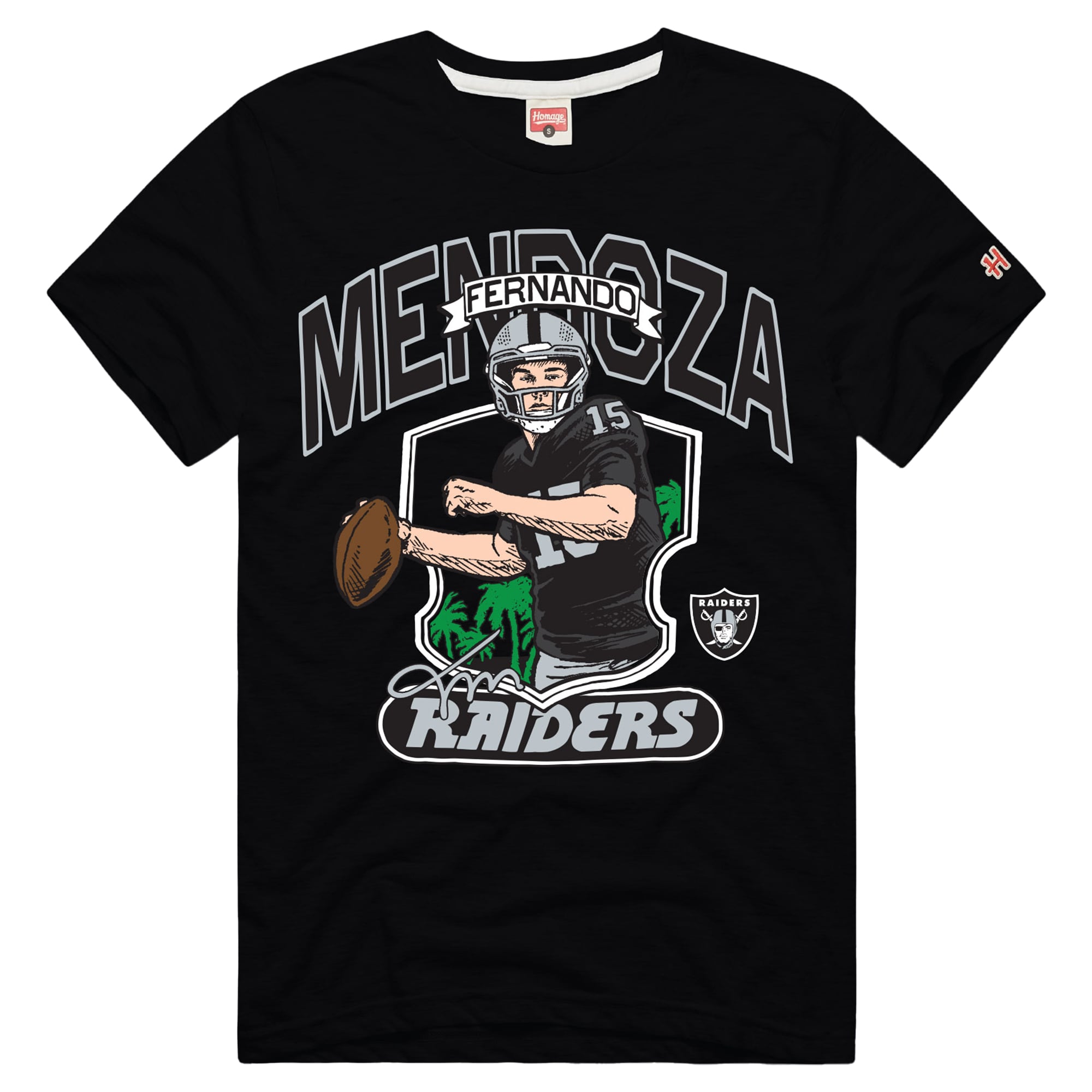 Fernando Mendoza Las Vegas Raiders Homage Unisex Caricature Player 