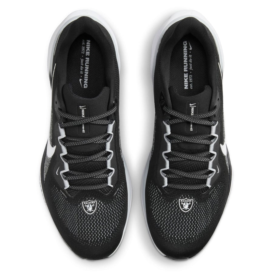 Las Vegas Raiders Nike Unisex Zoom Pegasus 41 Running Shoes - Black
