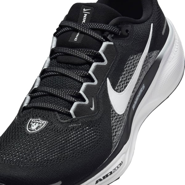 Unisex Las Vegas Raiders Nike Black Zoom Pegasus 41 Running  display picture 1