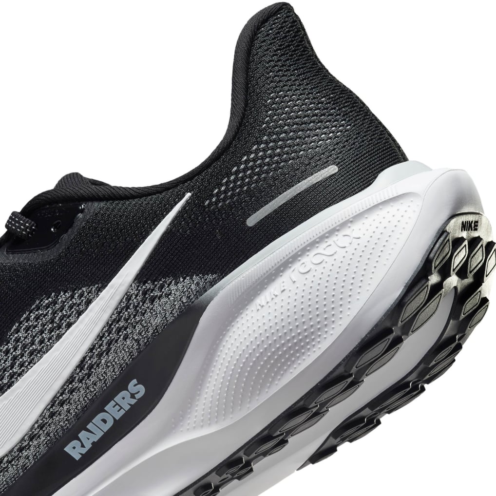 Nike Air Zoom Pegasus 41 LV Raiders Men Size 13 Black Silver White FZ5093-001 Nike Air Zoom Pegasus 41 Las Vegas Raiders Men main image 3