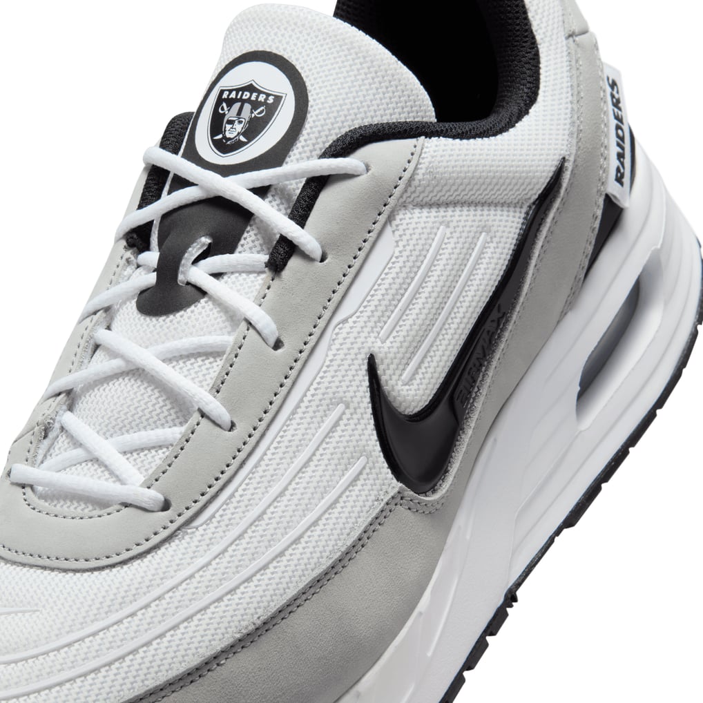 Unisex Las Vegas Raiders Nike White Air Max Verse Sneakers display picture 3