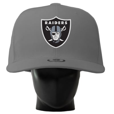  Las Vegas Raiders Noggin Boss Unisex Oversized Hat - Gray