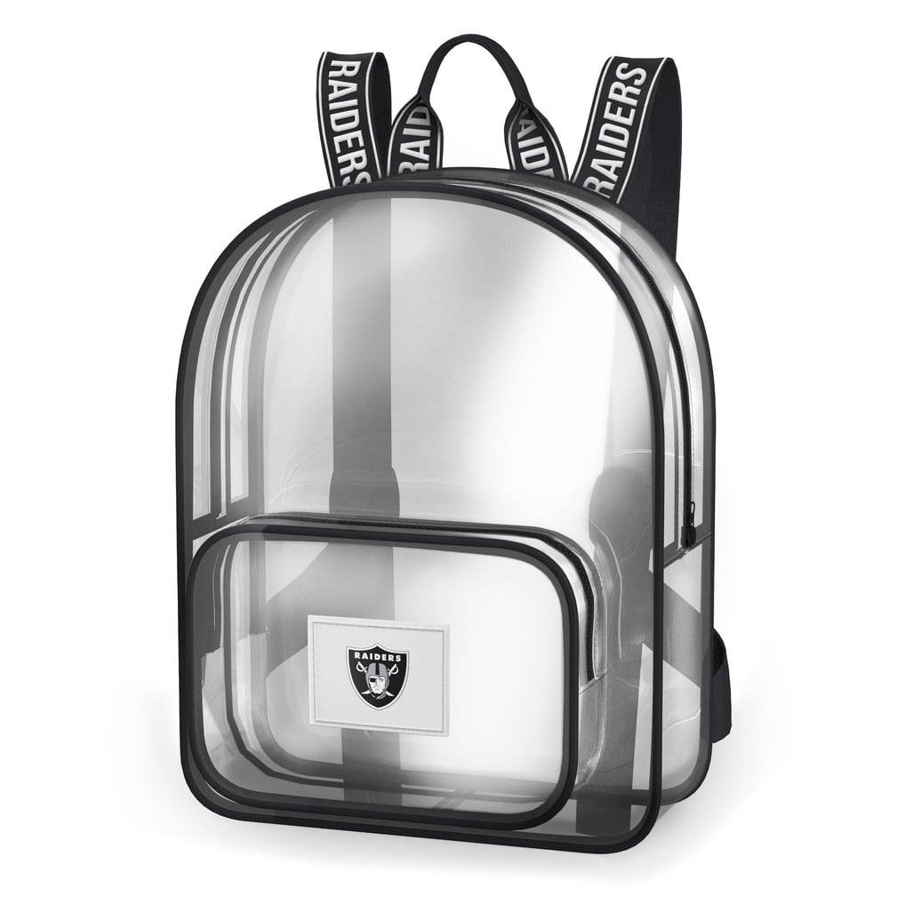 Las Vegas Raiders WEAR by Erin Andrews Clear Stadium Backpack display picture 3