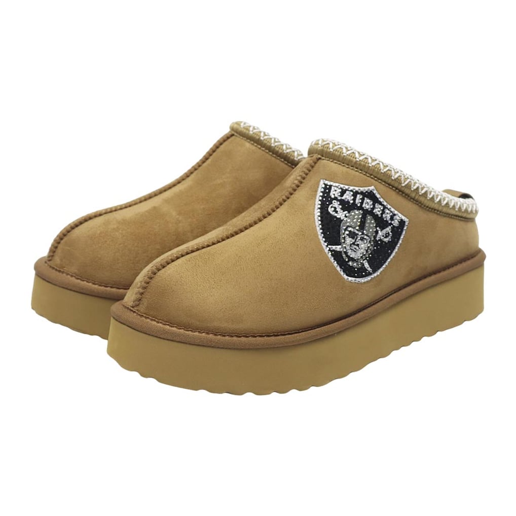 Las Vegas Raiders Women’s Tall Footy Slipper Socks – Officially Licensed, Non-Skid, Sizes 6-10