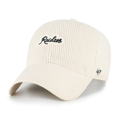 Las Vegas Raiders '47 Women's Rope Script Clean Up Adjustable Hat - Natural