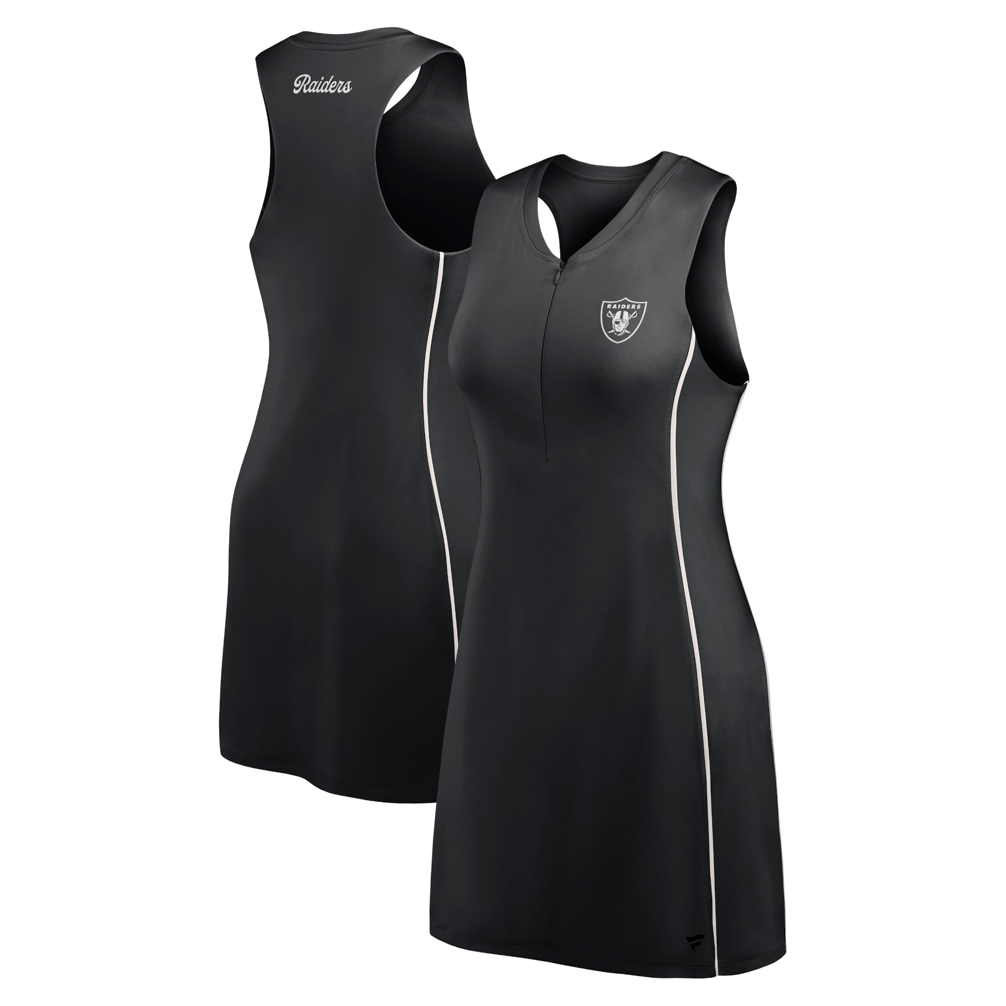 black vegas dress Women's Las Raiders Fanatics Studio Boost Athletic Half-Zip this dress is designed Spring Cocktail Little Black Dress: Black Size:36/S