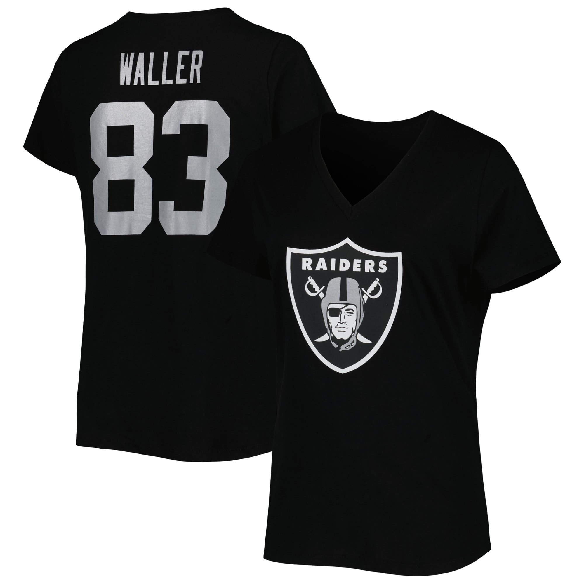 Women's Las Vegas Raiders Darren Waller Fanatics Black Plus Size