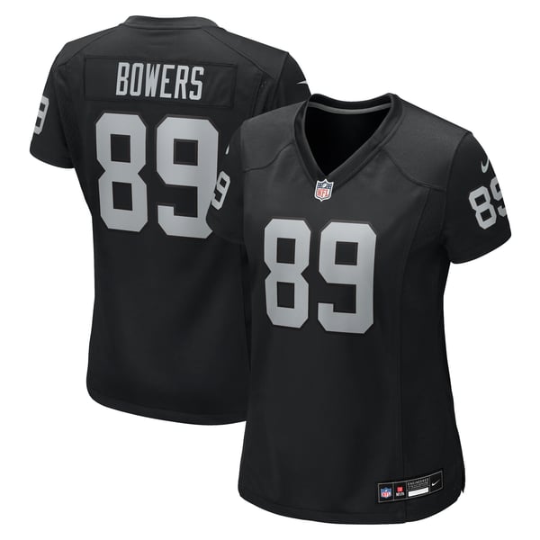 Jersey Brock Bowers Dama #89 Las Vegas Raiders Jersey Brock Bowers Dama #89 Las Vegas Raiders
