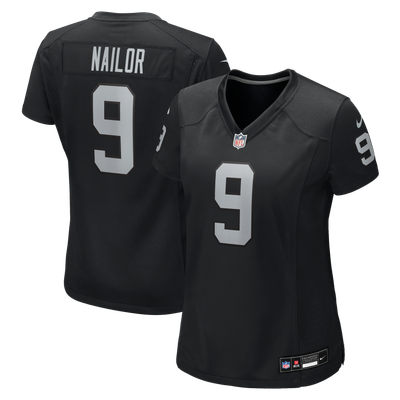 Jalen Nailor Las Vegas Raiders Nike Women's Team Game Jersey - Black