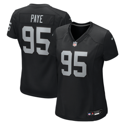 Kwity Paye Las Vegas Raiders Nike Women's Team Game Jersey - Black