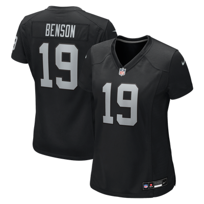 Malik Benson Las Vegas Raiders Nike Women's Team Game Jersey - Black