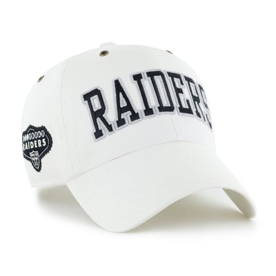 Las Vegas Raiders Stoney Clover Lane x '47 Women's Overlay Clean Up Adjustable Hat - White