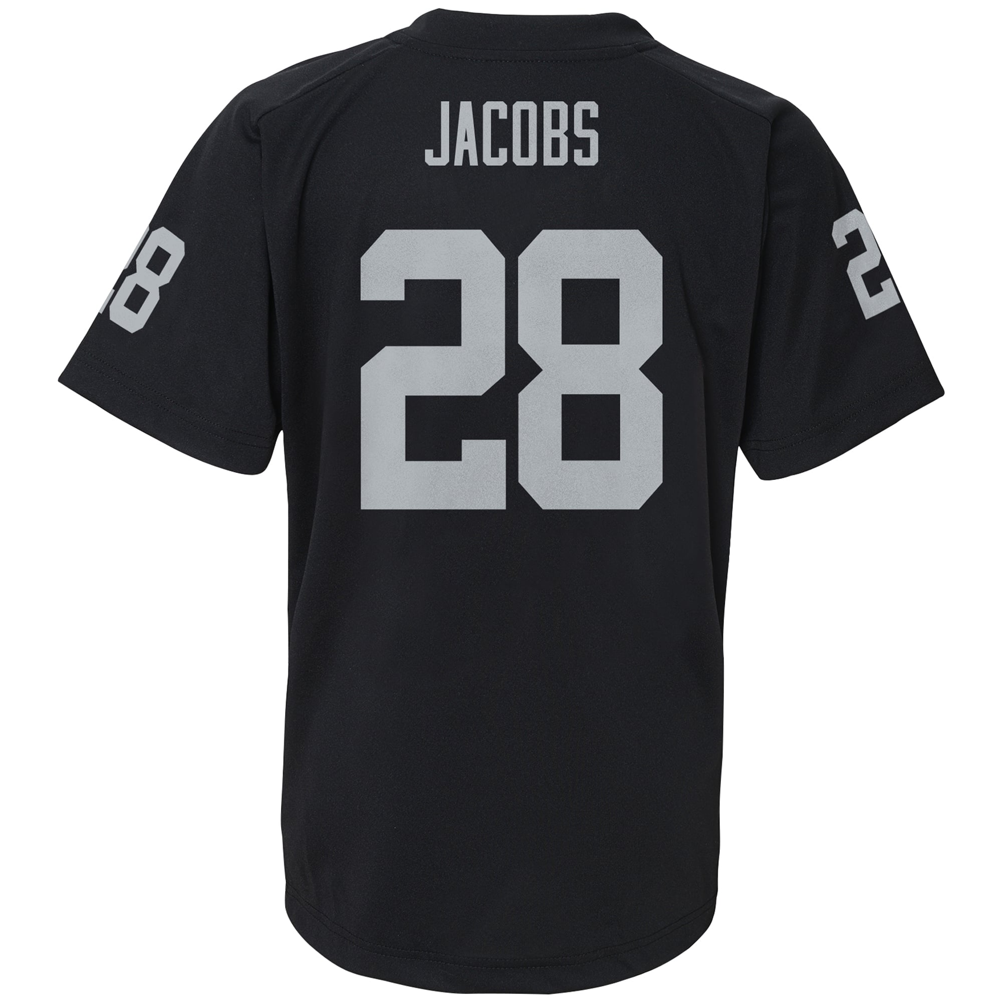 Youth Las Vegas Raiders Josh Jacobs Black Performance Player Name