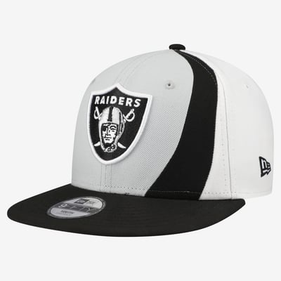 Las Vegas Raiders New Era Youth Shock 9FIFTY Snapback Hat - Silver
