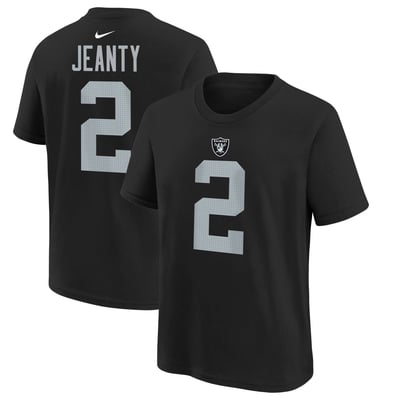 Ashton Jeanty Las Vegas Raiders Nike Youth Team Game Jersey  - Black
