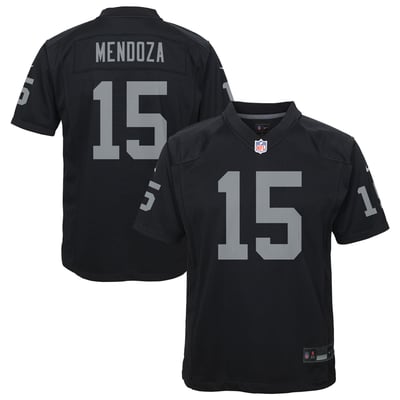 Fernando Mendoza Las Vegas Raiders Nike Youth Team Game Jersey - Black