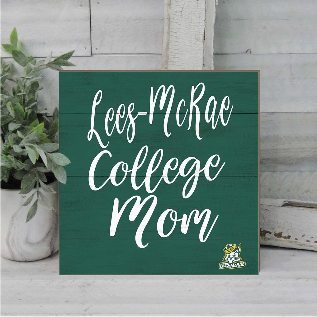 Lees-McRae Bobcats 10" x 10" Mom Plaque