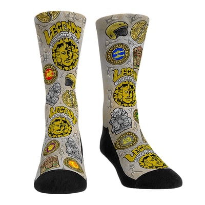  Legends of the Hidden Temple Rock Em Unisex All-Over Icons Crew Socks