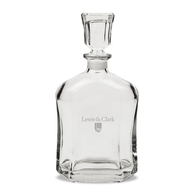 Lewis & Clark College Pioneers 23.75oz. Crystal Whisky Decanter