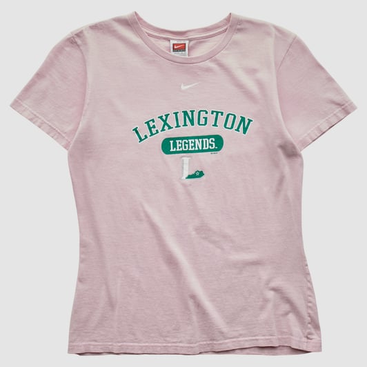 Lexington Legends Nike 2000s T-shirt - Pink - XS by Fanatics Real Vintage