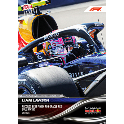 Liam Lawson - 2026 Formula 1® Topps NOW® - Card 60