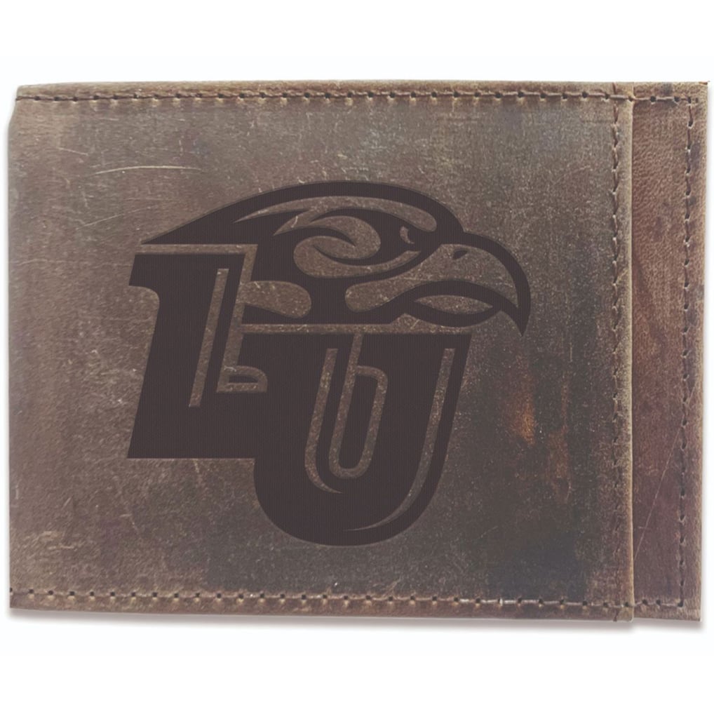 Liberty Flames Bifold Leather Wallet - Brown