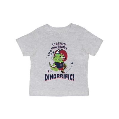 Liberty Flames Vive La Fete Infant Dinorrific T-Shirt - Gray
