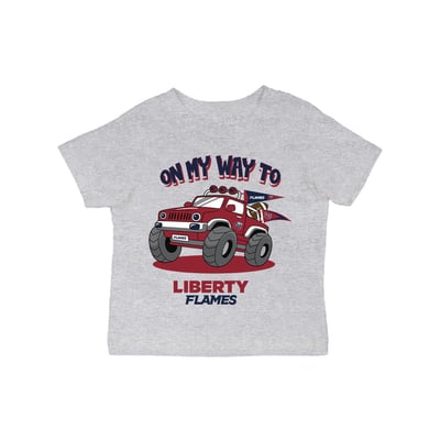 Liberty Flames Vive La Fete Infant On My Way T-Shirt - Gray