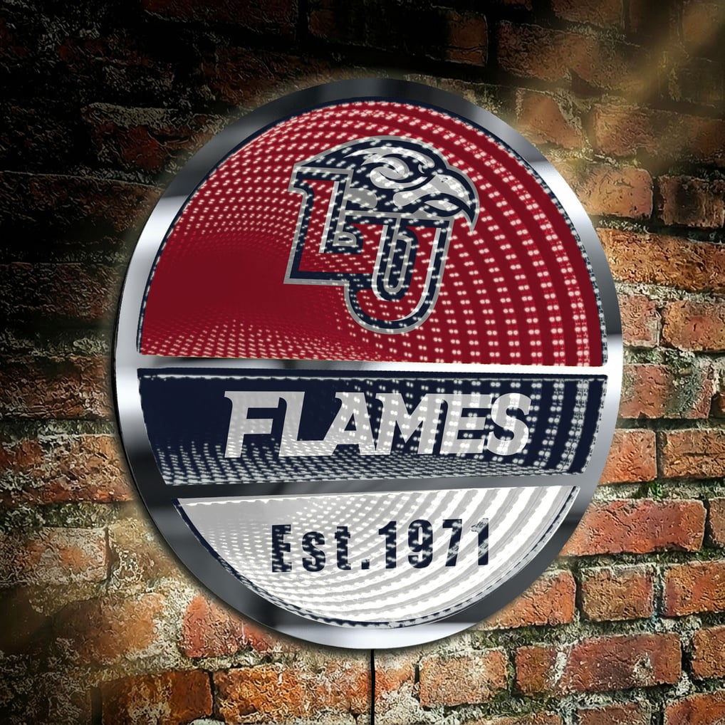 Liberty Flames Three-Cell Circular Infinity Light