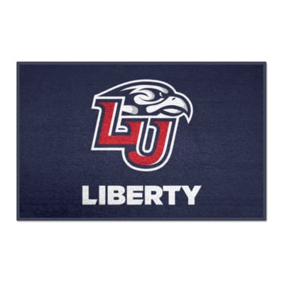 Liberty Flames Logo Brands 19" x 30" Starter Mat
