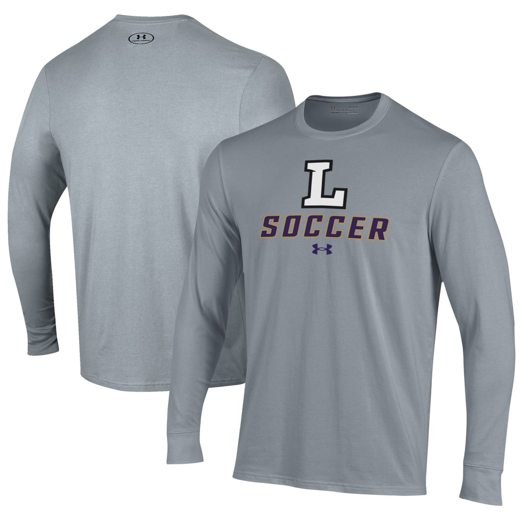 Lipscomb Bisons Under Armour Soccer Performance Long Sleeve T-Shirt - Gray