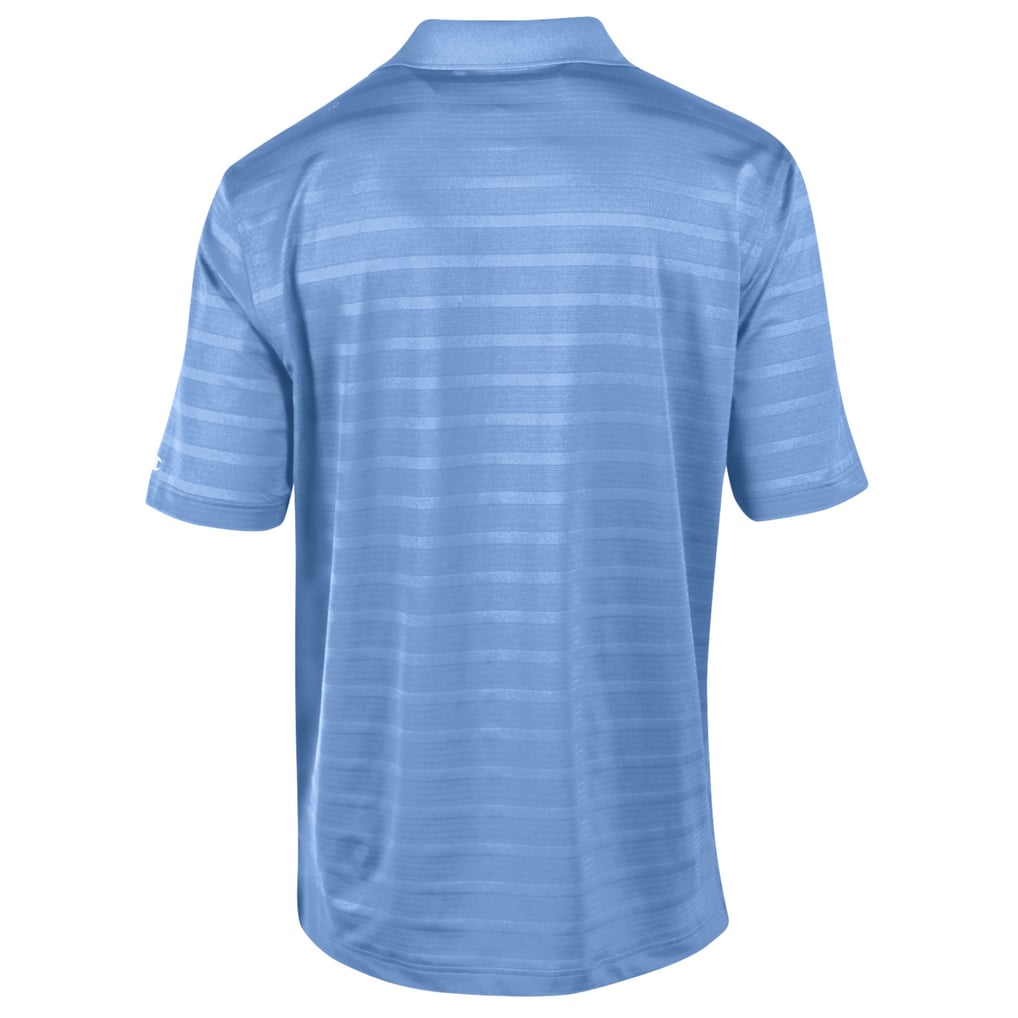 LIU Sharks Champion Relaxed Fit Textured Solid Polo - Blue