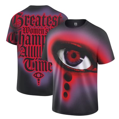 Liv Morgan Greatest Champ of All Time Airbrushed T-Shirt - Black
