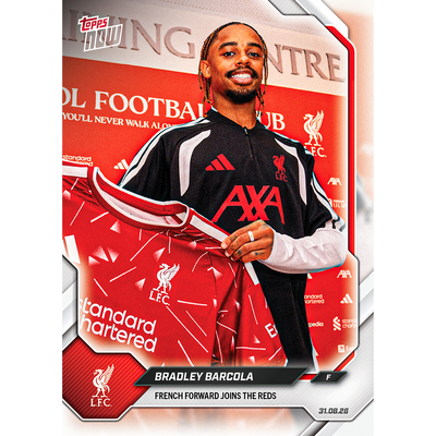Bradley Barcola - 2026-27 Liverpool FC Topps NOW® - Card 1