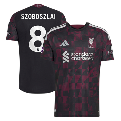 Dominik Szoboszlai Liverpool adidas 2026/27 Third On-Field Authentic Jersey - Black