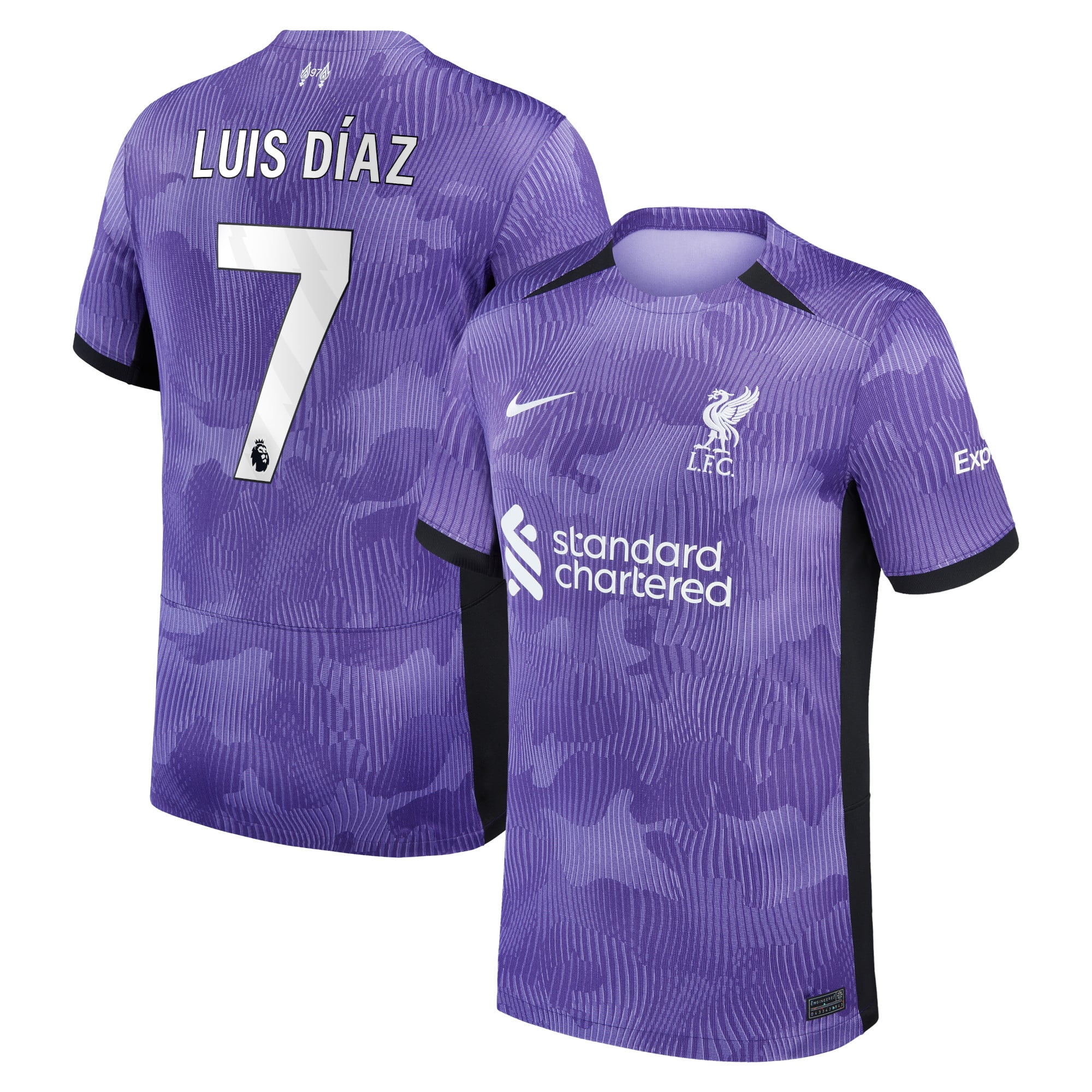 Luis Diaz Liverpool Nike 2023/24 Third Stadium Replica Player 